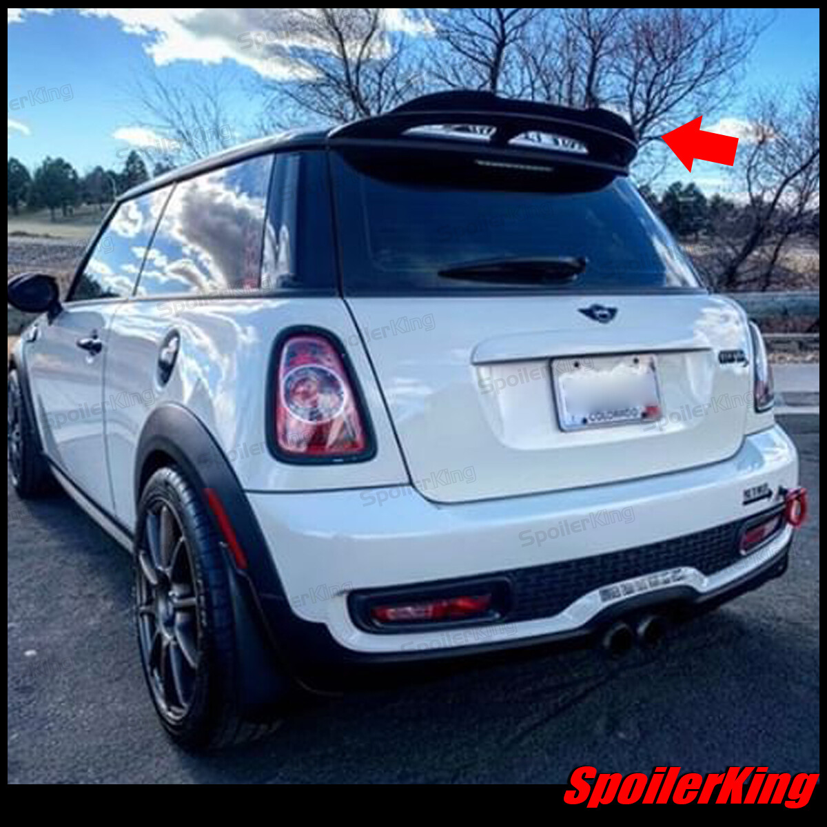 SpoilerKing #284GC Universal 30" - 55" Custom Rear Polyurethane Roof Spoiler