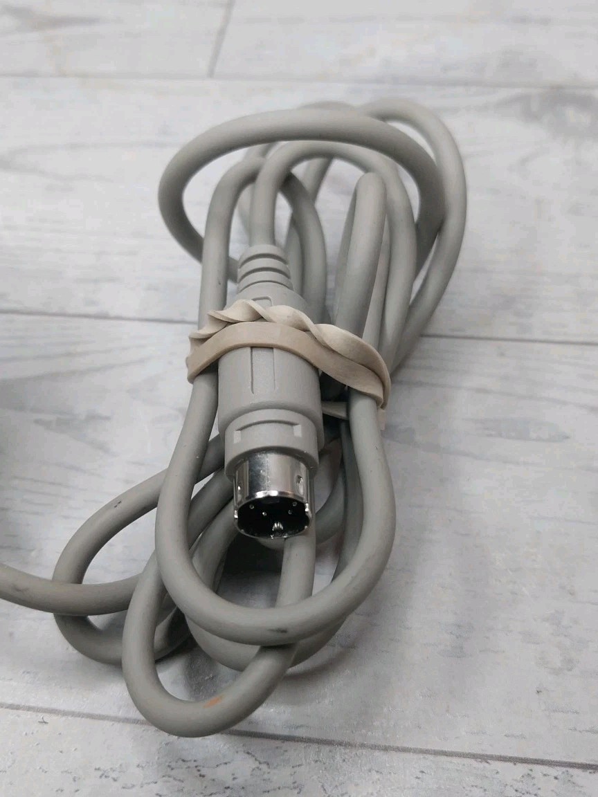 Vintage Contour Mouse Right Handed Medium Ergonomic PC PS2 S-39 Trackball Works