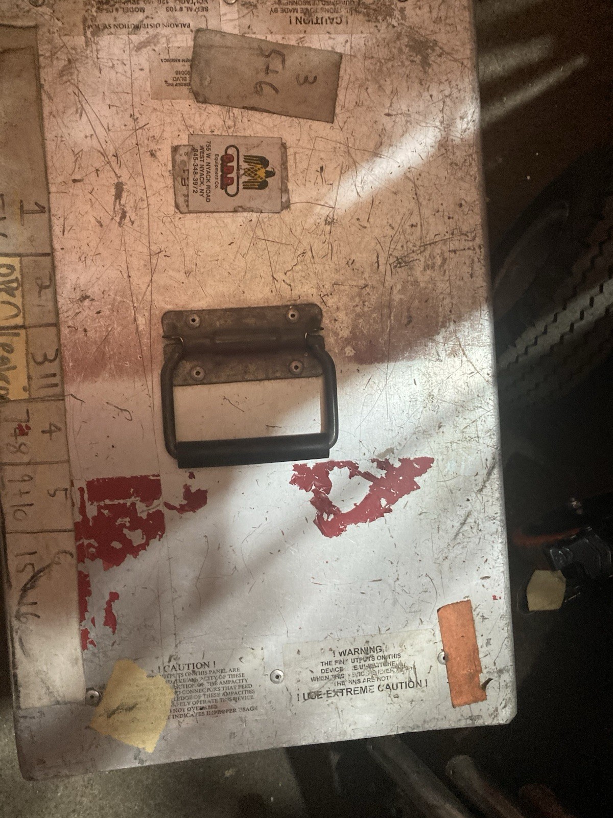 600 Amp Flow Thru Distribution Box Camlock