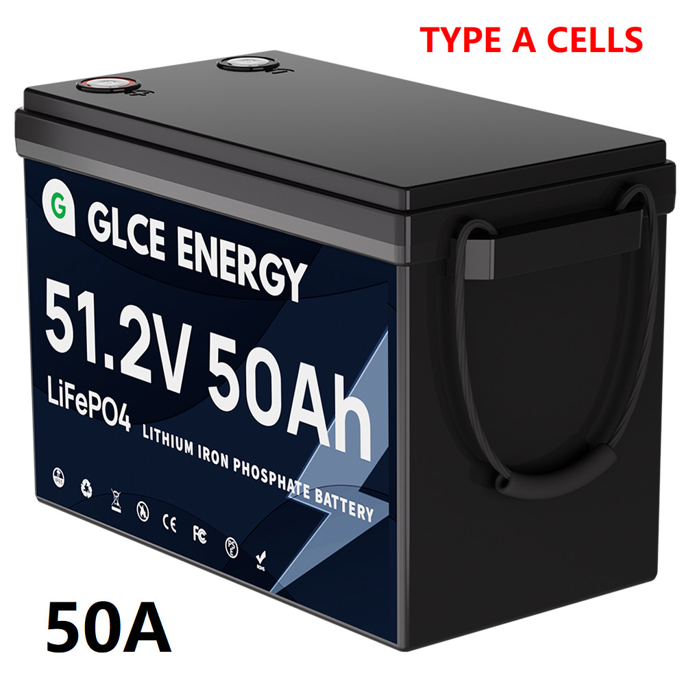 48V 50Ah LiFePO4 Lithium Battery Deep Cycle BMS Golf Cart Solar