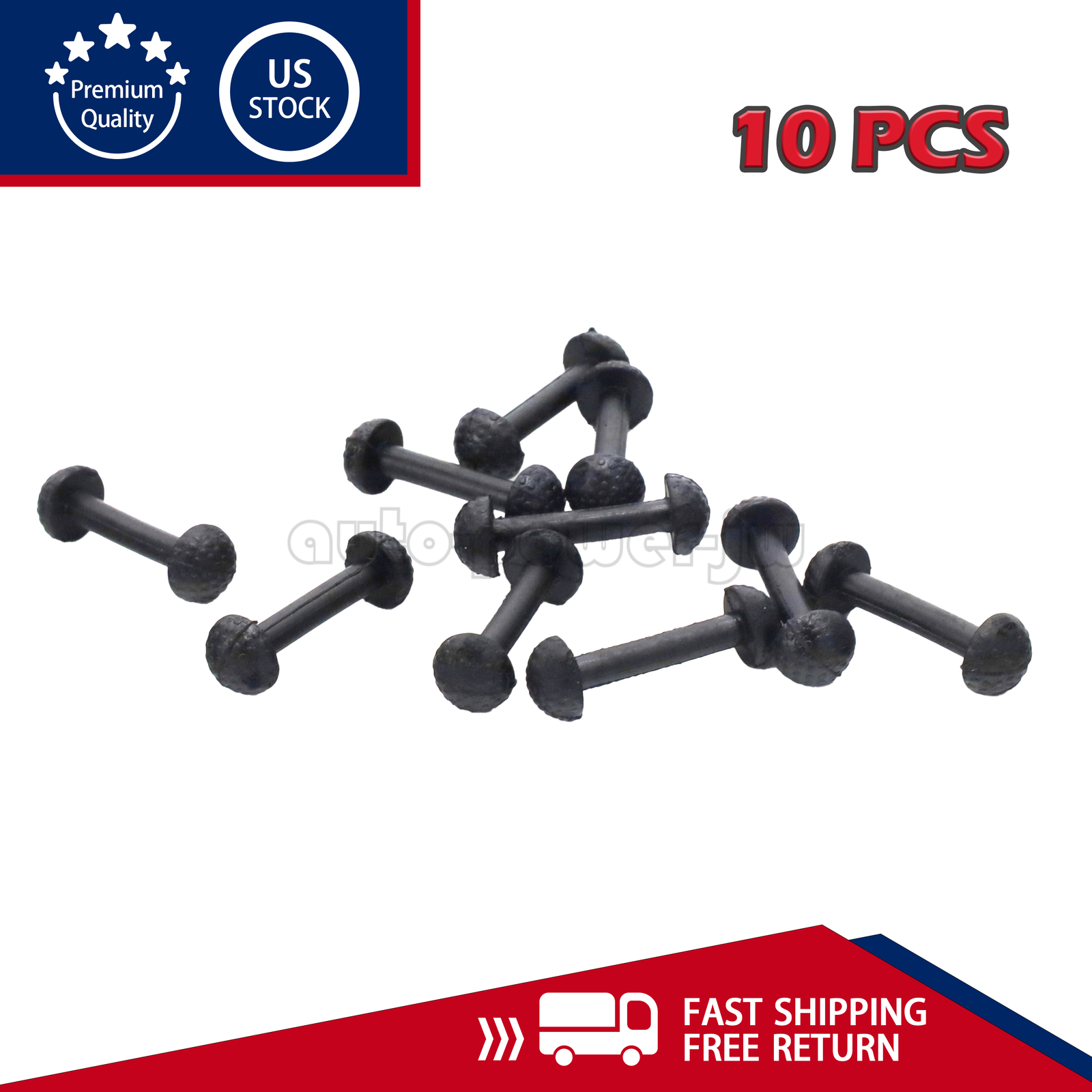 10x Fits Motu Leg Band Replacement Connectors For Vintage Figures Black Rubber