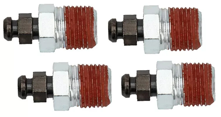 4-Pack Wilwood Brake Caliper Bleeder Screw Assembly - 1/8-27 NPT - 220-6063