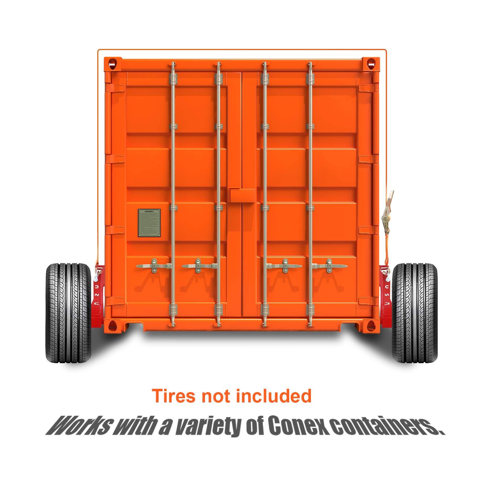 New upgrade superior Shipping Container Wheels/8x6.5 Lug/Container mobile Kits