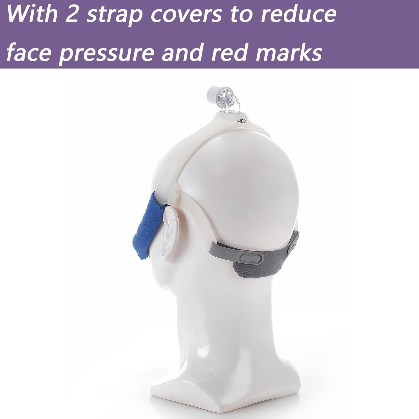 Mckudo Headgear Strap Compatible with DreamWear Nasal Pillow, Fullly Adjustab...