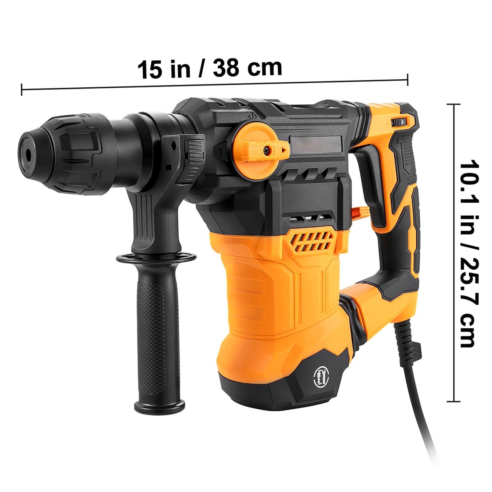 Rotary Hammer Drill Corded Drills 1-1/4" 4 Modes SDS-Plus Chipping Hammers