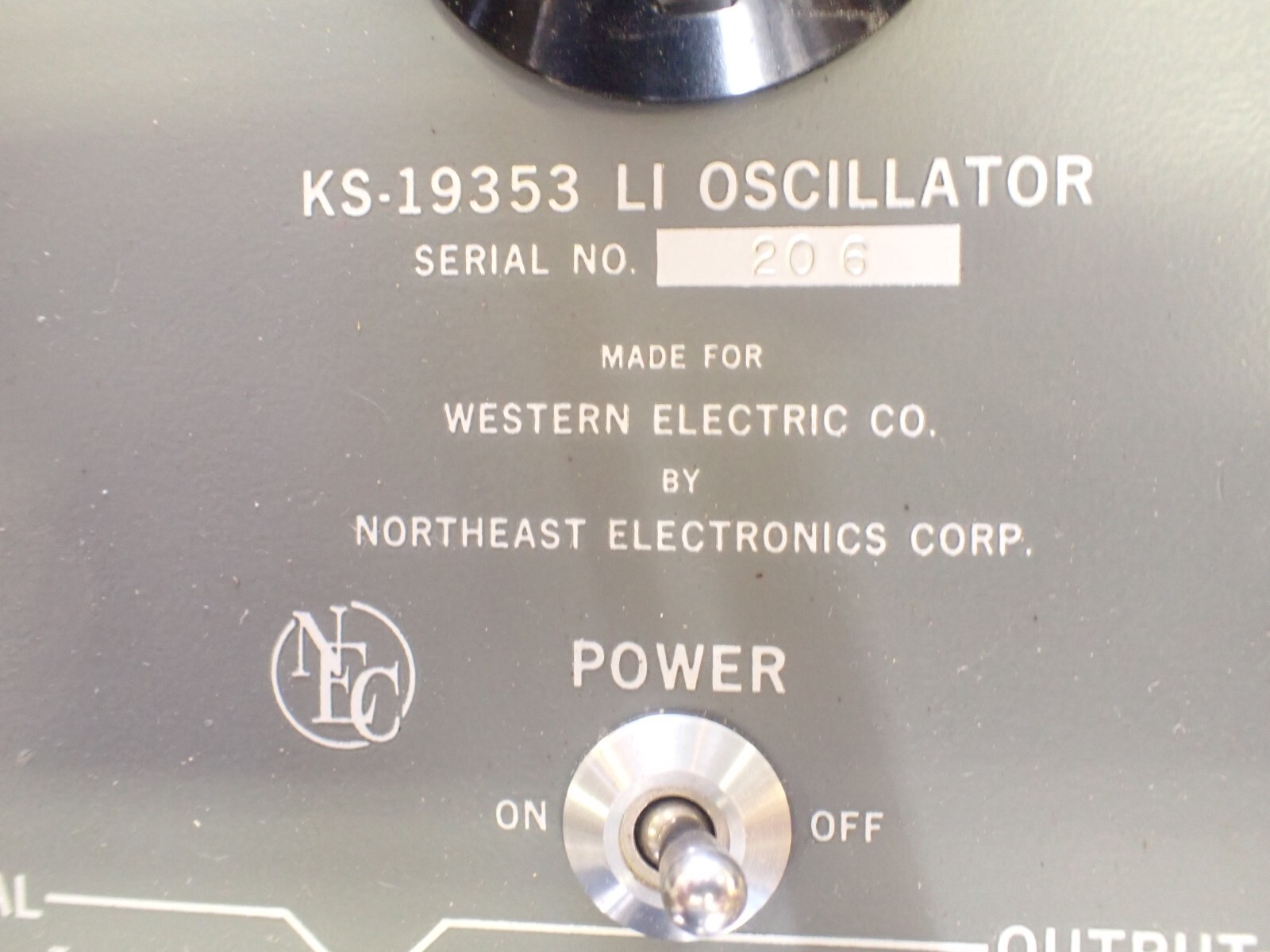 Vintage Western Electric KS 19353 L1 Oscillator Unit