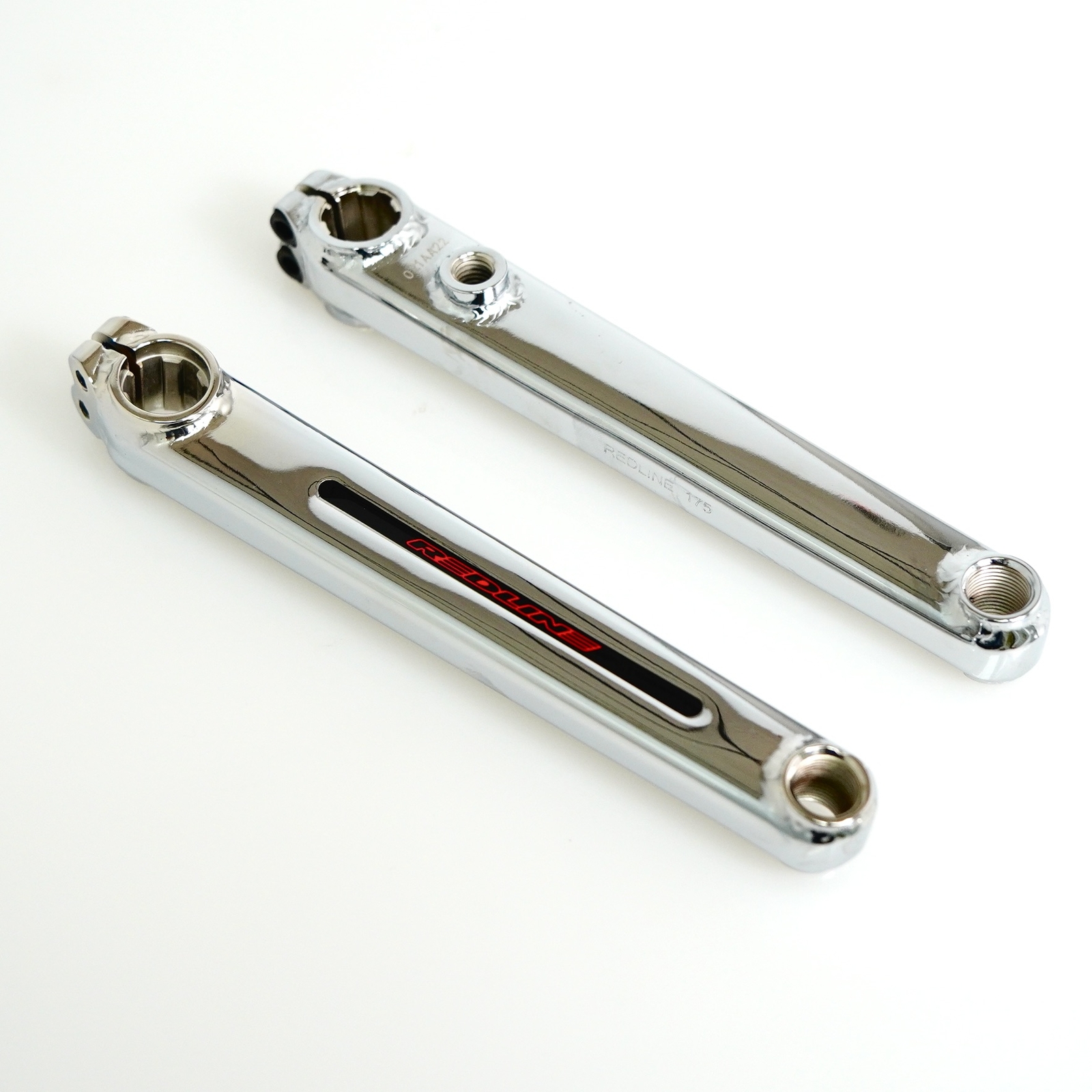 REDLINE FLIGHT BMX 3-piece Cranks Chrome Old School BMX 175 or 180mm Crank Arm