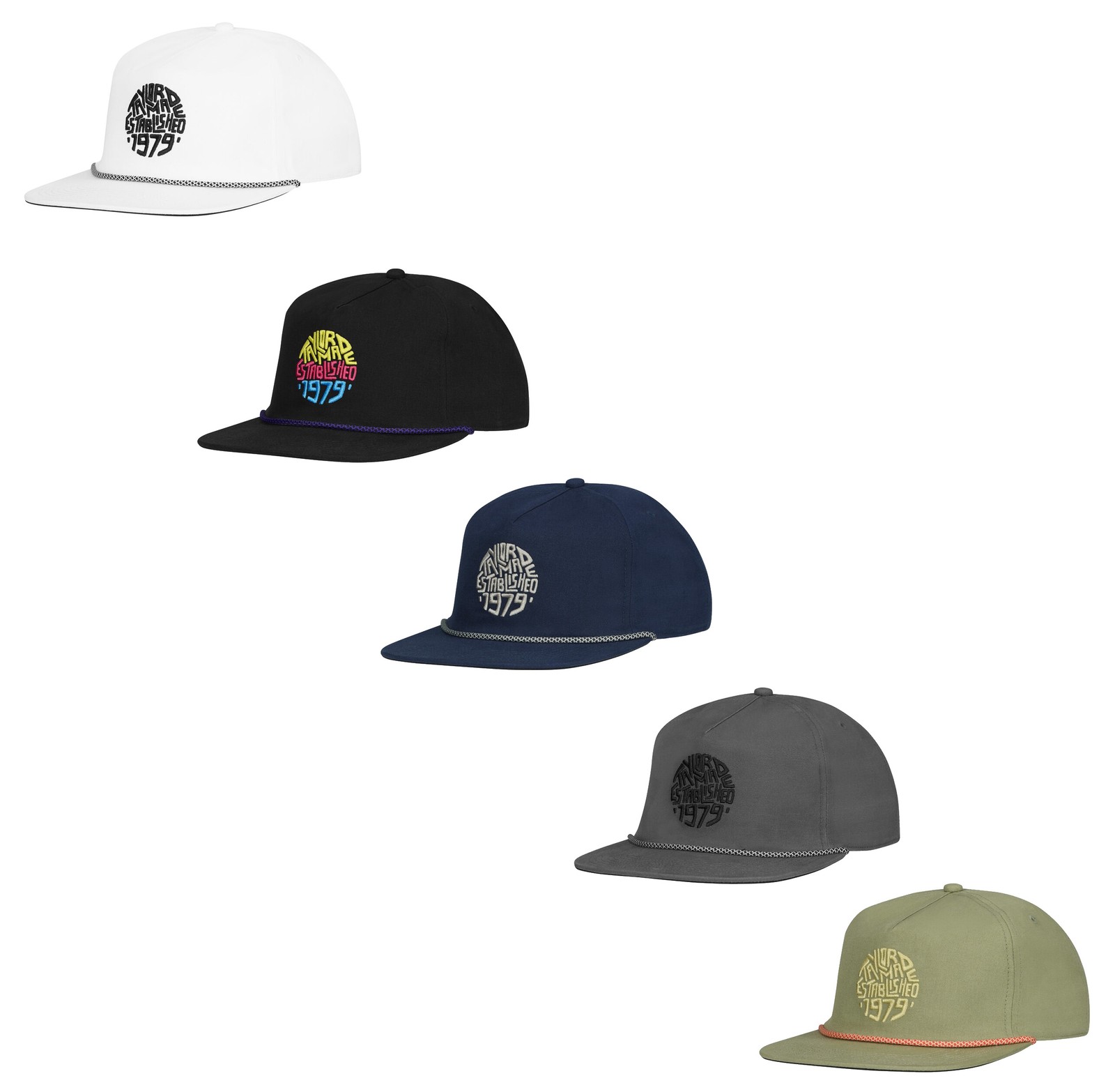 TaylorMade Mens Daytona Rope Hat Snapback Golf Cap - New 2026