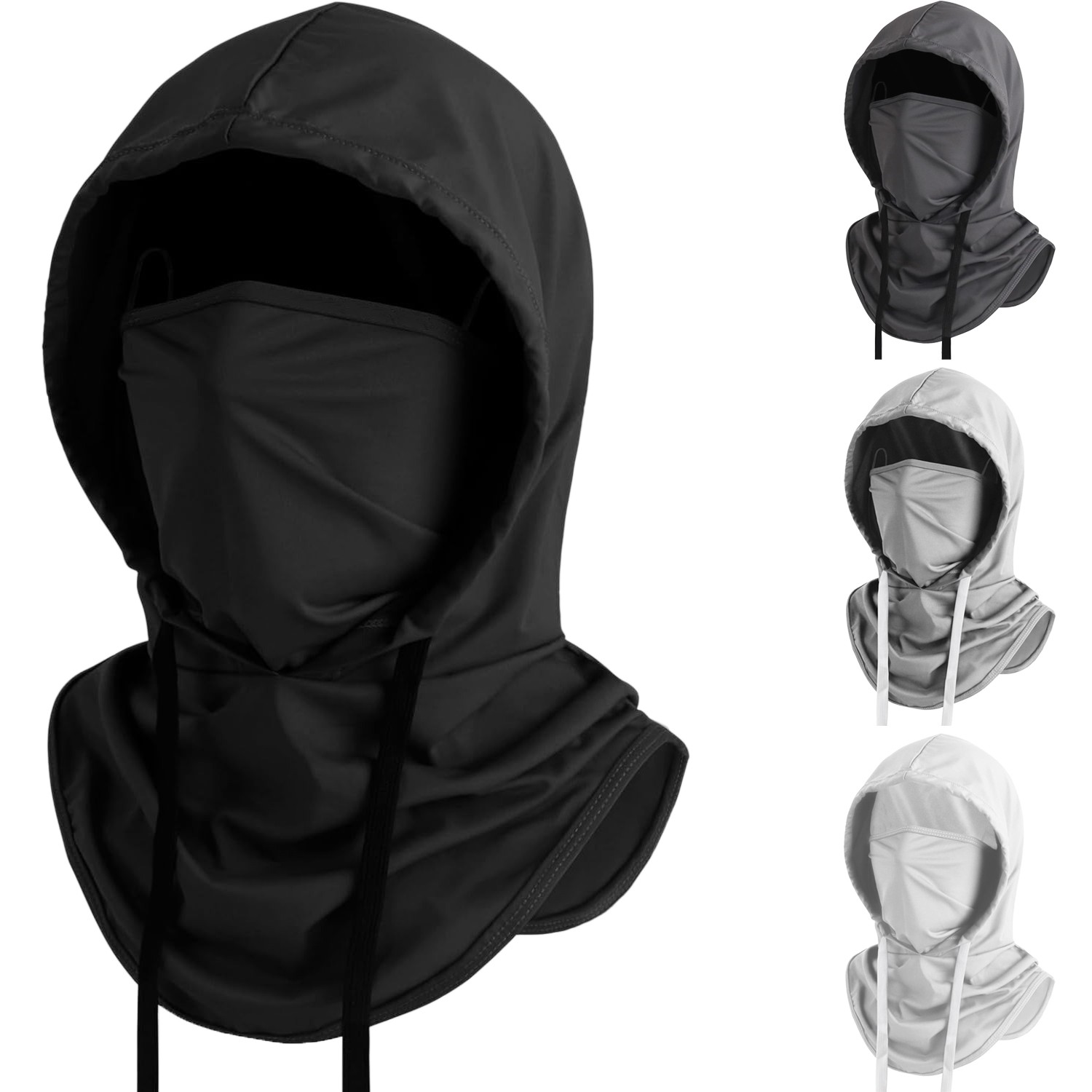 3-in-1 Cooling Balaclava Face Mask Sun Face Shield UV Protection Full Head Hood