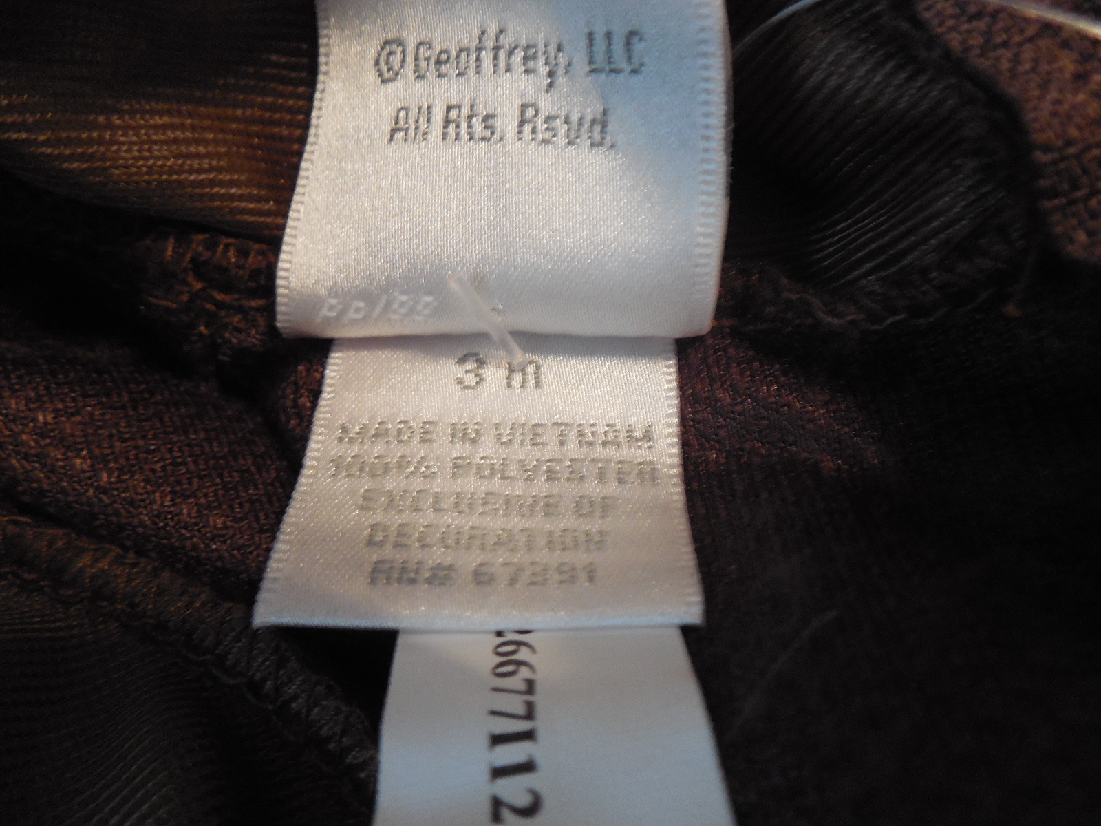 MONKEY Halloween Costume Infant Baby Hood Zip Up Padded Size 3 Months New