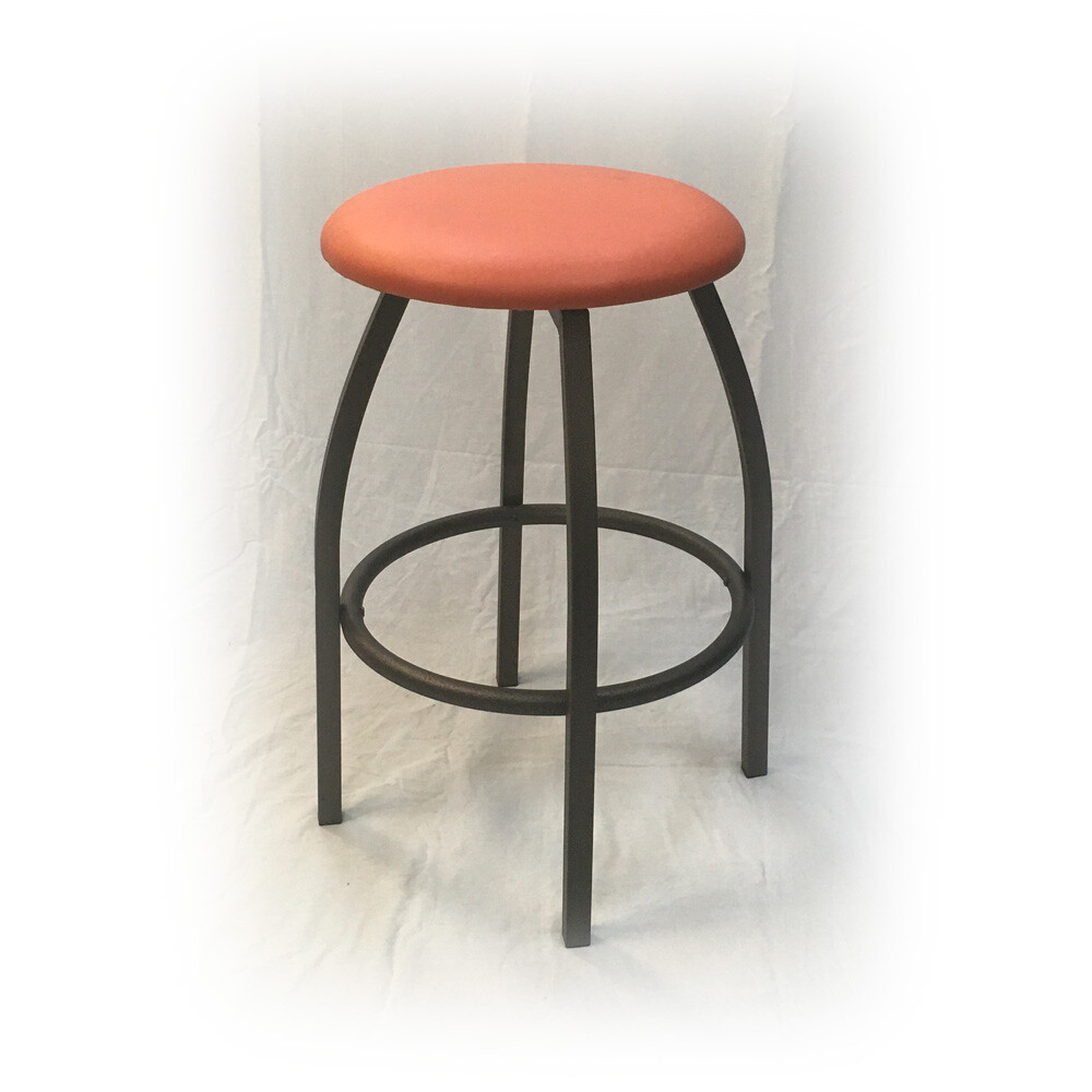 Empress Backless Barstool - Black