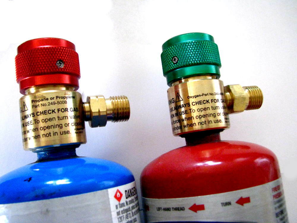 Jewelers Little Torch Regulators & Arrestors, Fits disposable tanks, Smith TYPE