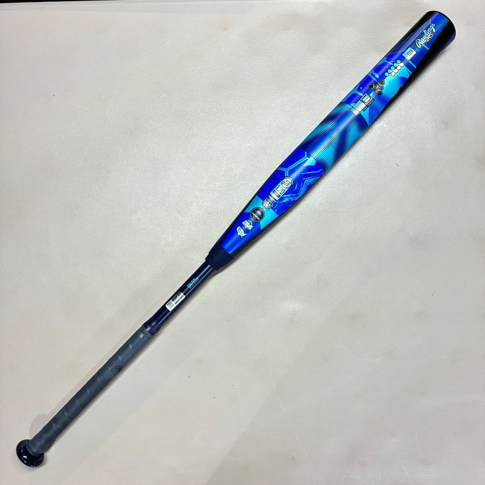Rawlings Mantra 2026 Fastpitch -9 Softball Bat 34 / 25 Navy Blue Silver 2 1/4"