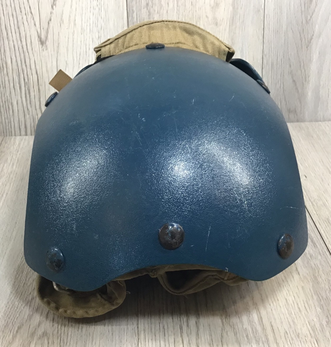 1982 Flight Deck Crewman's Helmet w/Ear Protection Size 7 1/4 MIL-H-81735 (AS)
