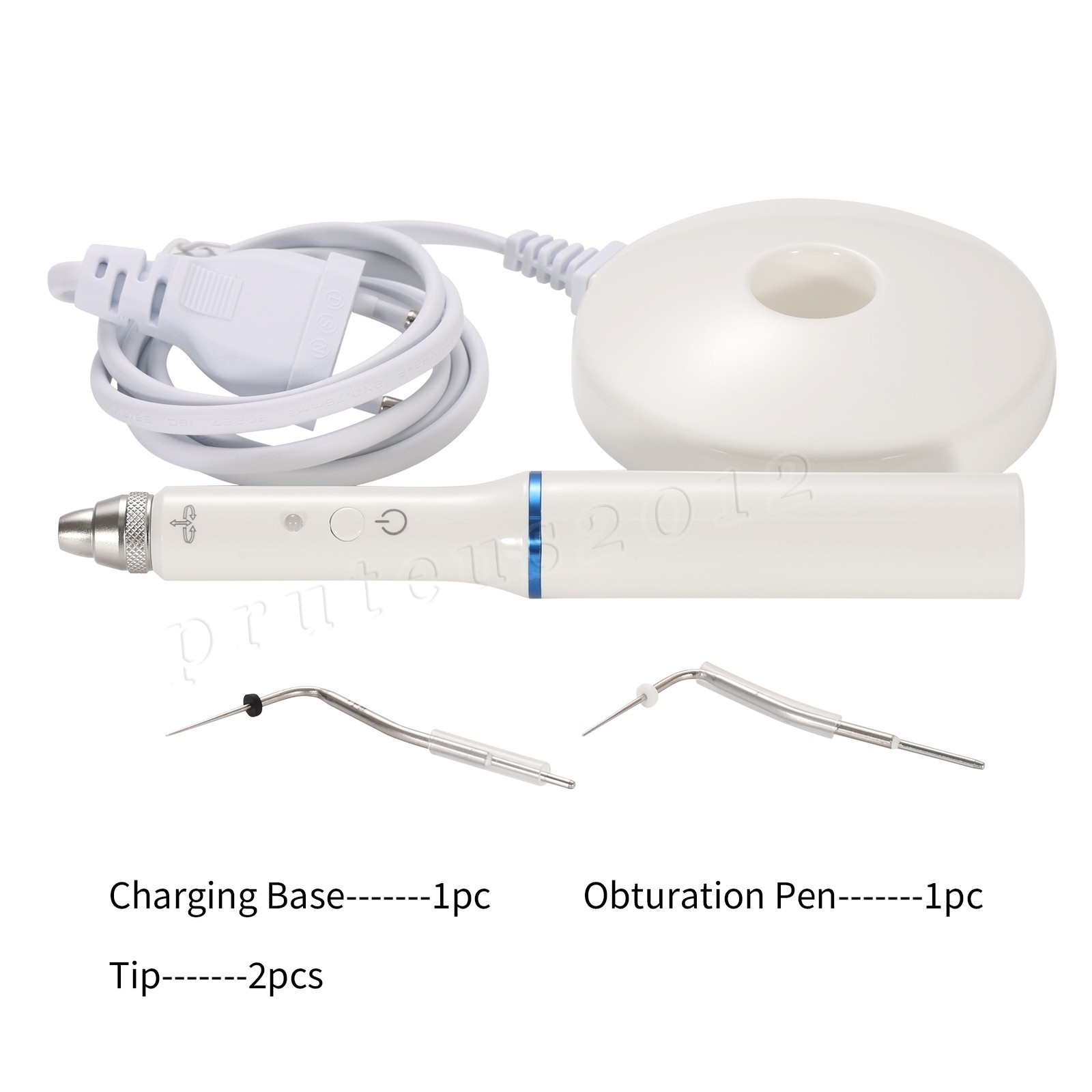 Dental Gutta Percha Obturation System Wireless Endo Heated Pen+2Tips