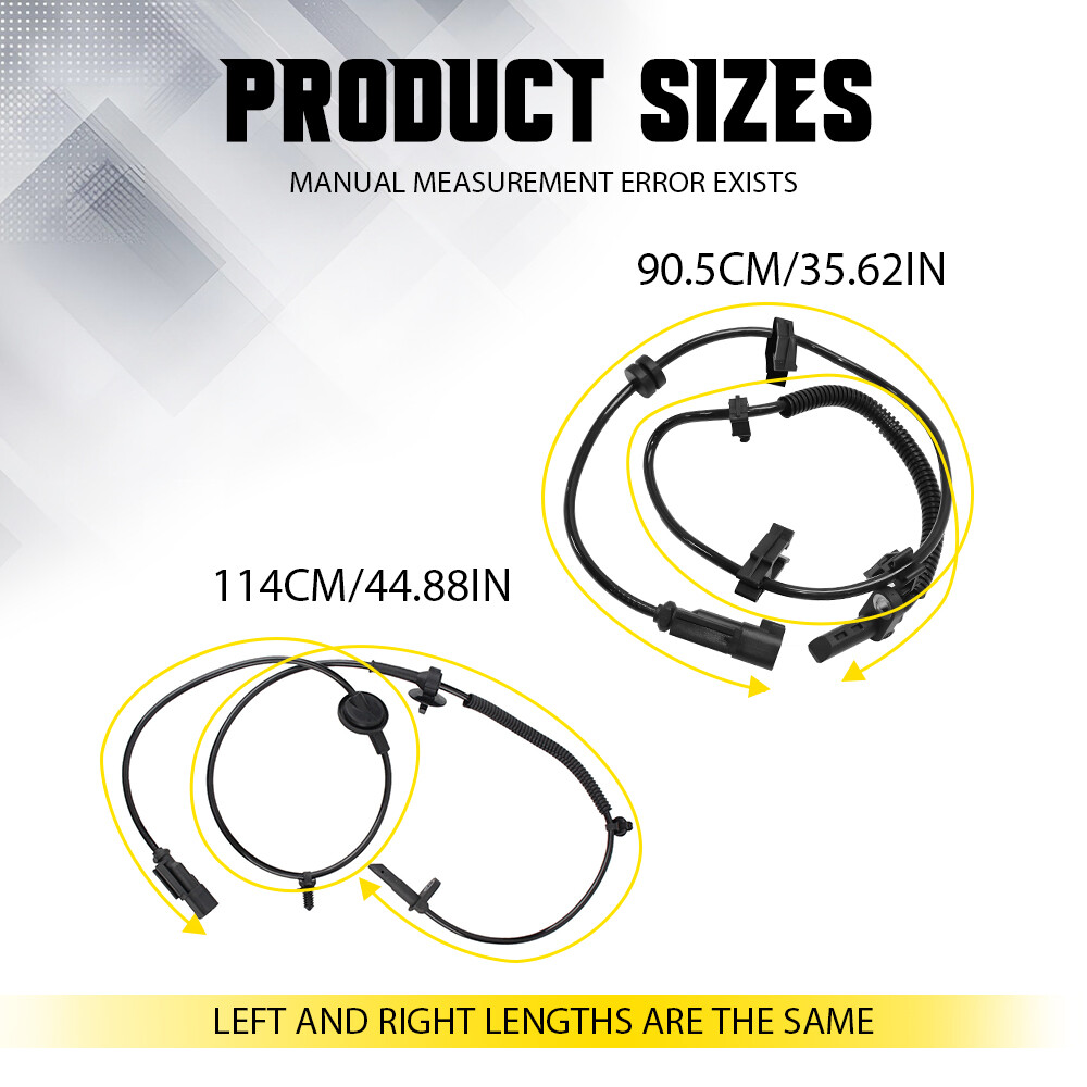 4x Front & Rear ABS Wheel Speed Sensor for 2008-2016 Buick Enclave GMC Acadia EJ