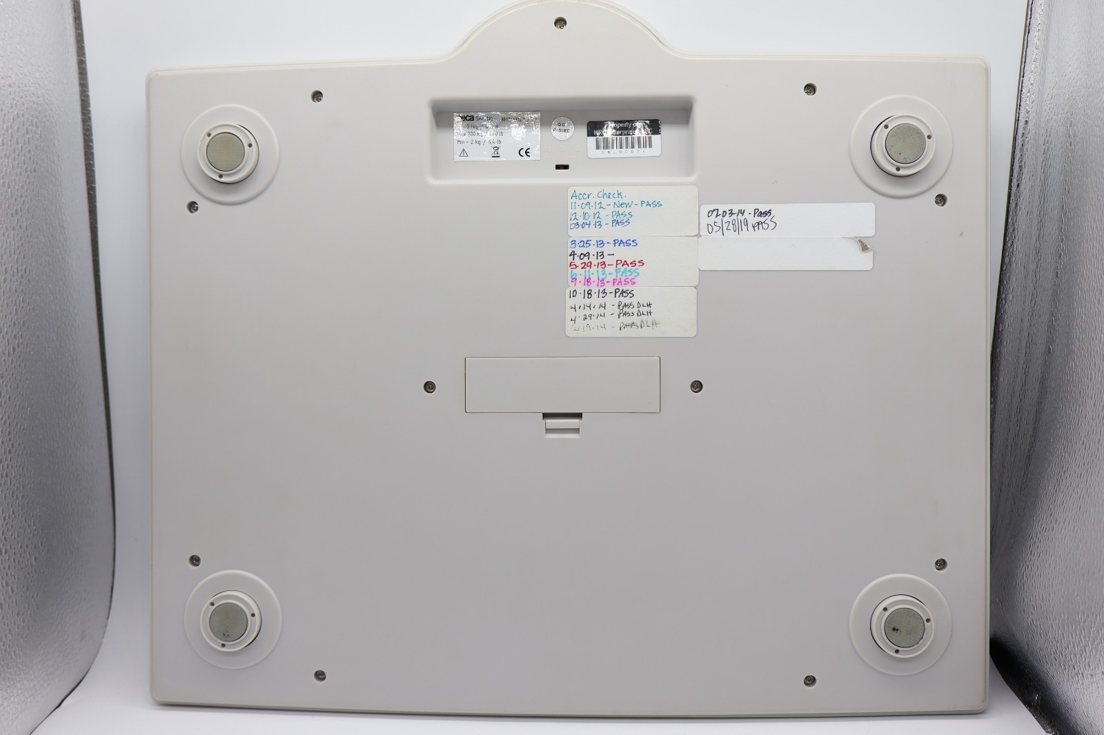 Seca 813 Robusta Digital Flat Scale 440 lbs. Capacity Gym Scale - WORKS PERFECT