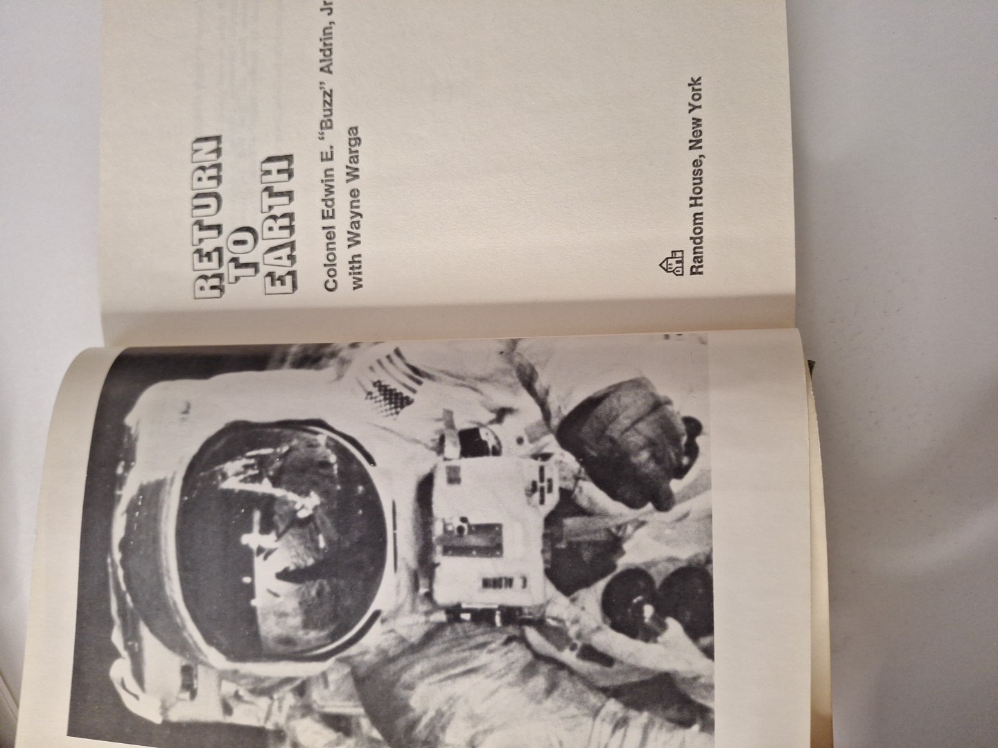 Rare! Return to Earth Col. Buzz Aldrin Book FDC EFO Stamps Skylab Man on Moon
