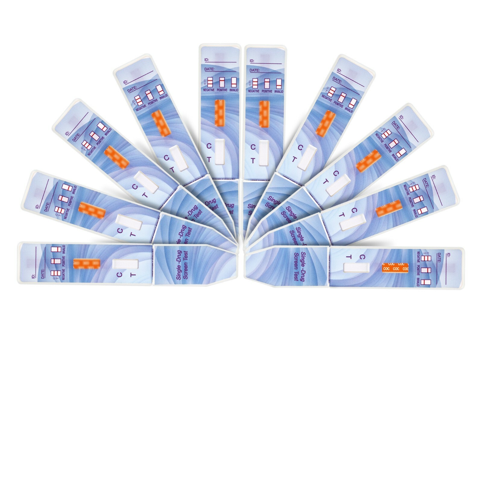 (10 pack) Drug Tests For Methamphetamine (mAMP) Instant Urine Test for Meth