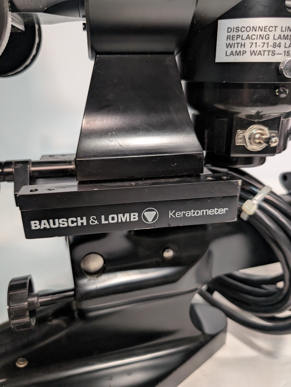 Vintage Bausch & Lomb 71-21-35 Keratometer with Stand, Missing Chin Rest