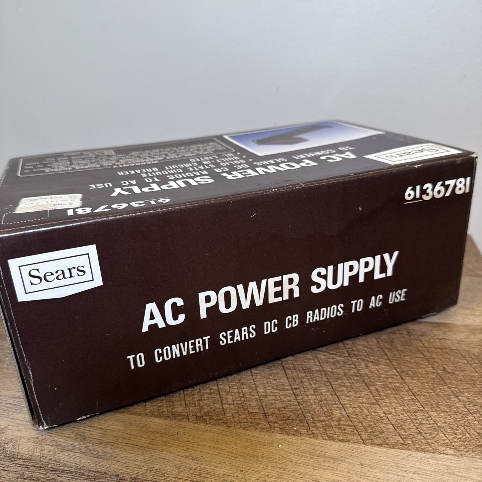 New Sears CB Radio Power Supply Converter 120v AC to 12V DC Home Use # 6136781