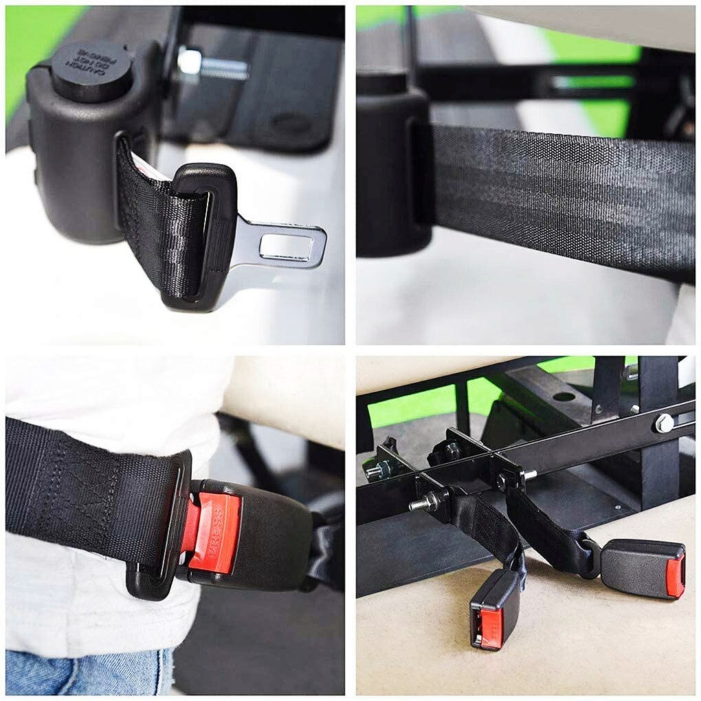 Universal Golf Cart Seat Belt, Retractable Belt for EZGO, Club Car Yamaha