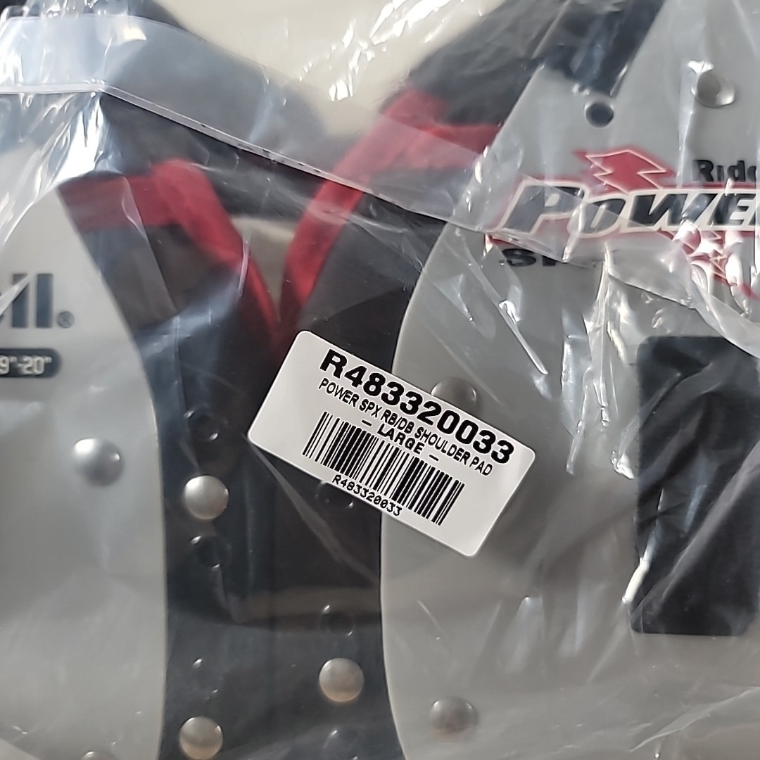 NEW !! Riddell Power SPX RB/DB Men’s L Football Shoulder Pads 46"-48”/ 19"-20"