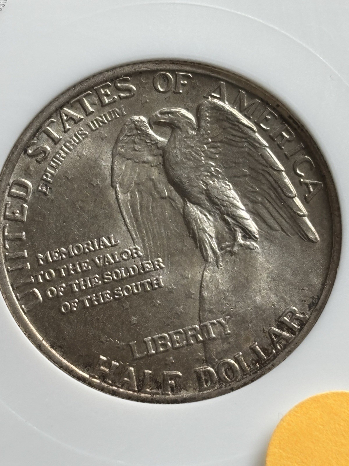 1925 Stone Mountain Commemorative Silver Half Dollar 'DDO' ANACS MS63 Old Holder