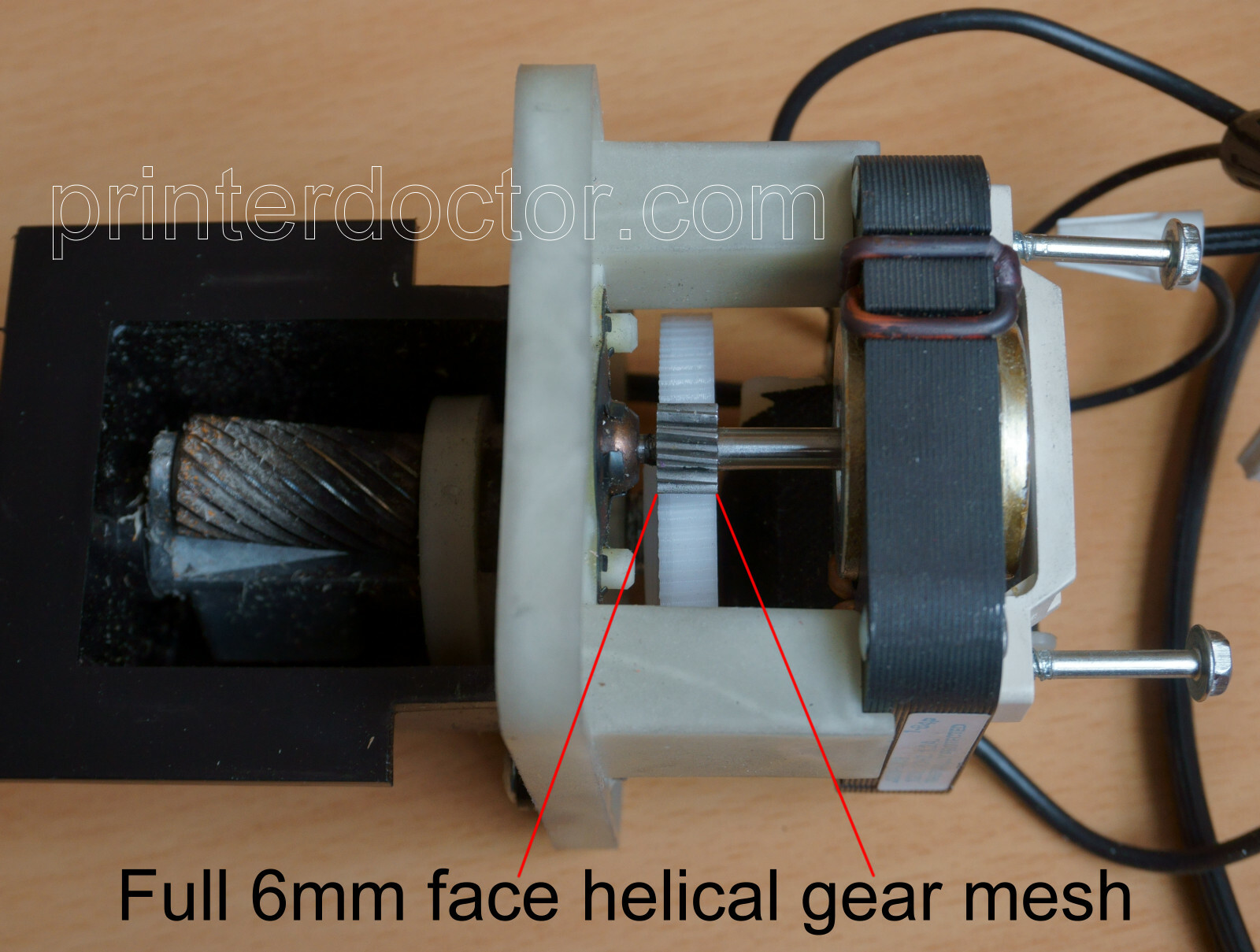 Improved Nylon replace gear Hunt Boston model 17 electric pencil sharpener 296A