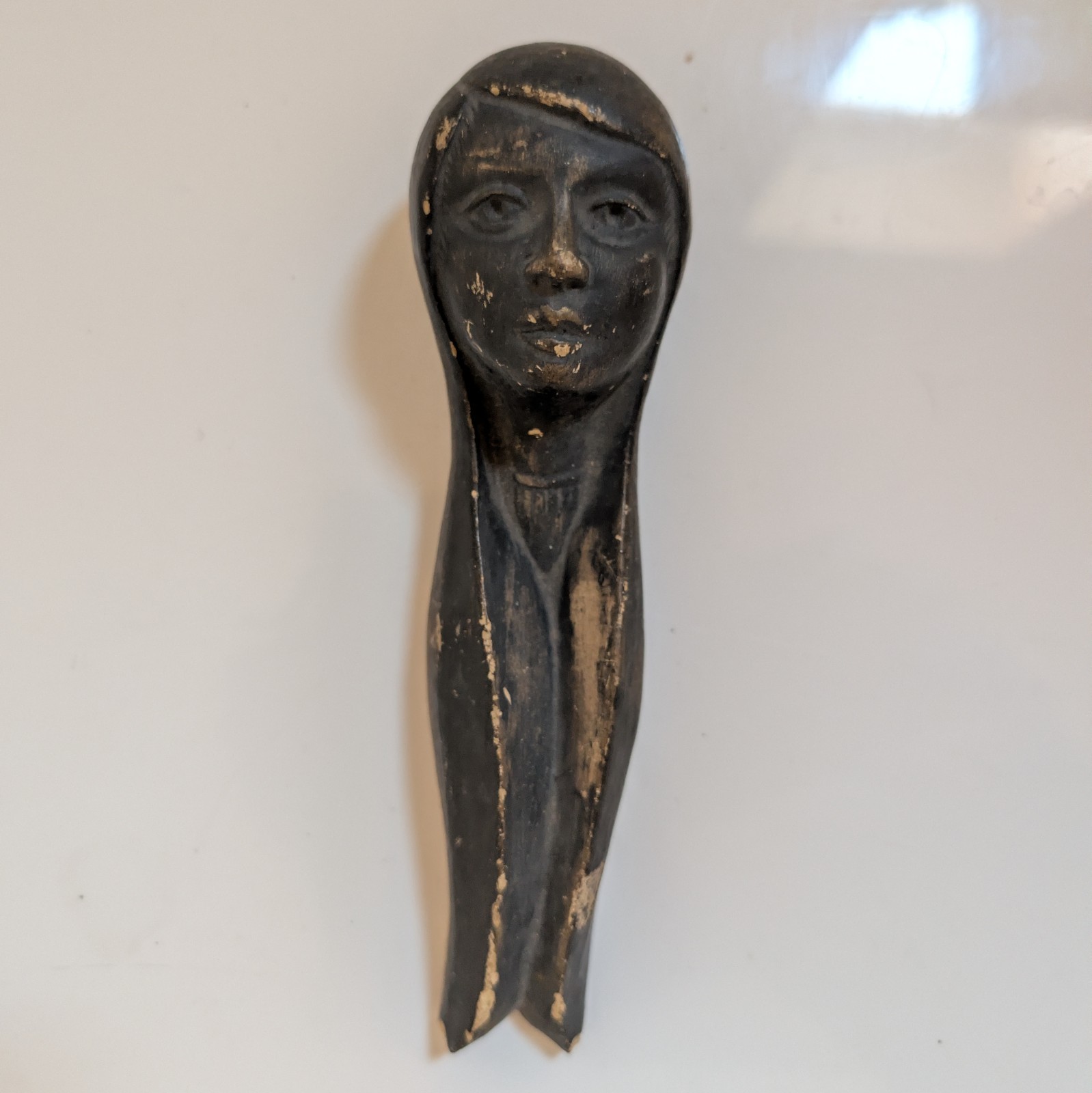 Native American Girl Ornament? - Art Nouveau Style Ceramic Wall Plaque Handmade?