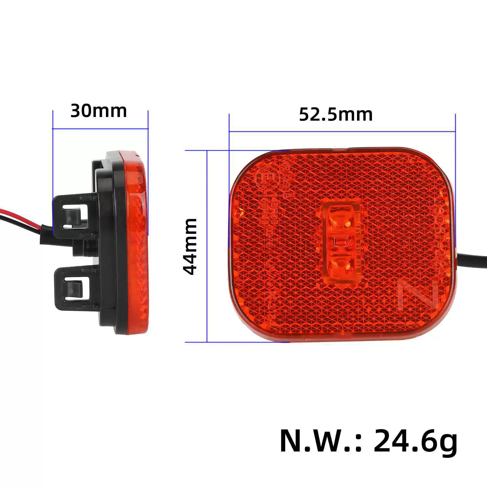 For Segway Ninebot Max G2 Electric Scooter Rear Fender Mudguard Taillight Set US