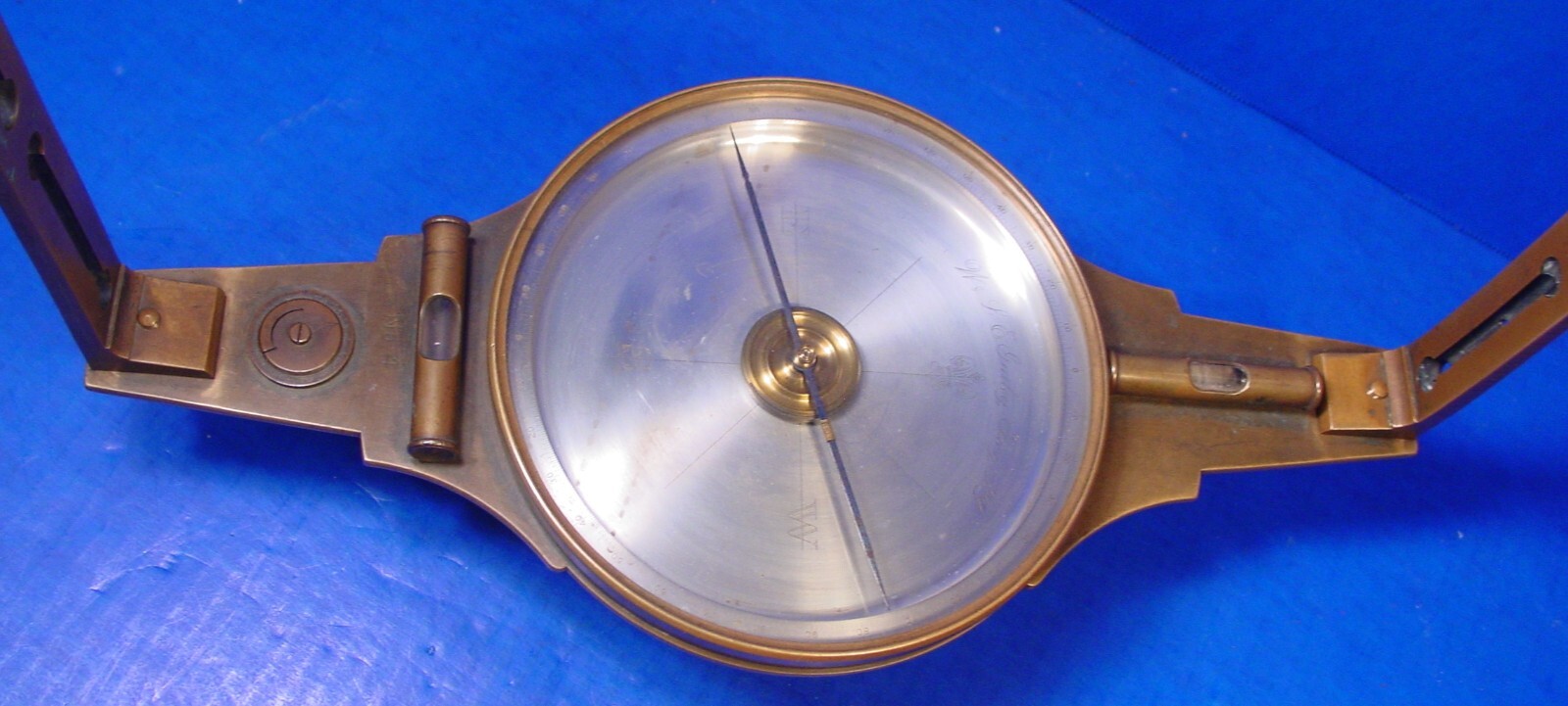 1868 Gurley Plain Compass w/Orig. Box - Large Early Example