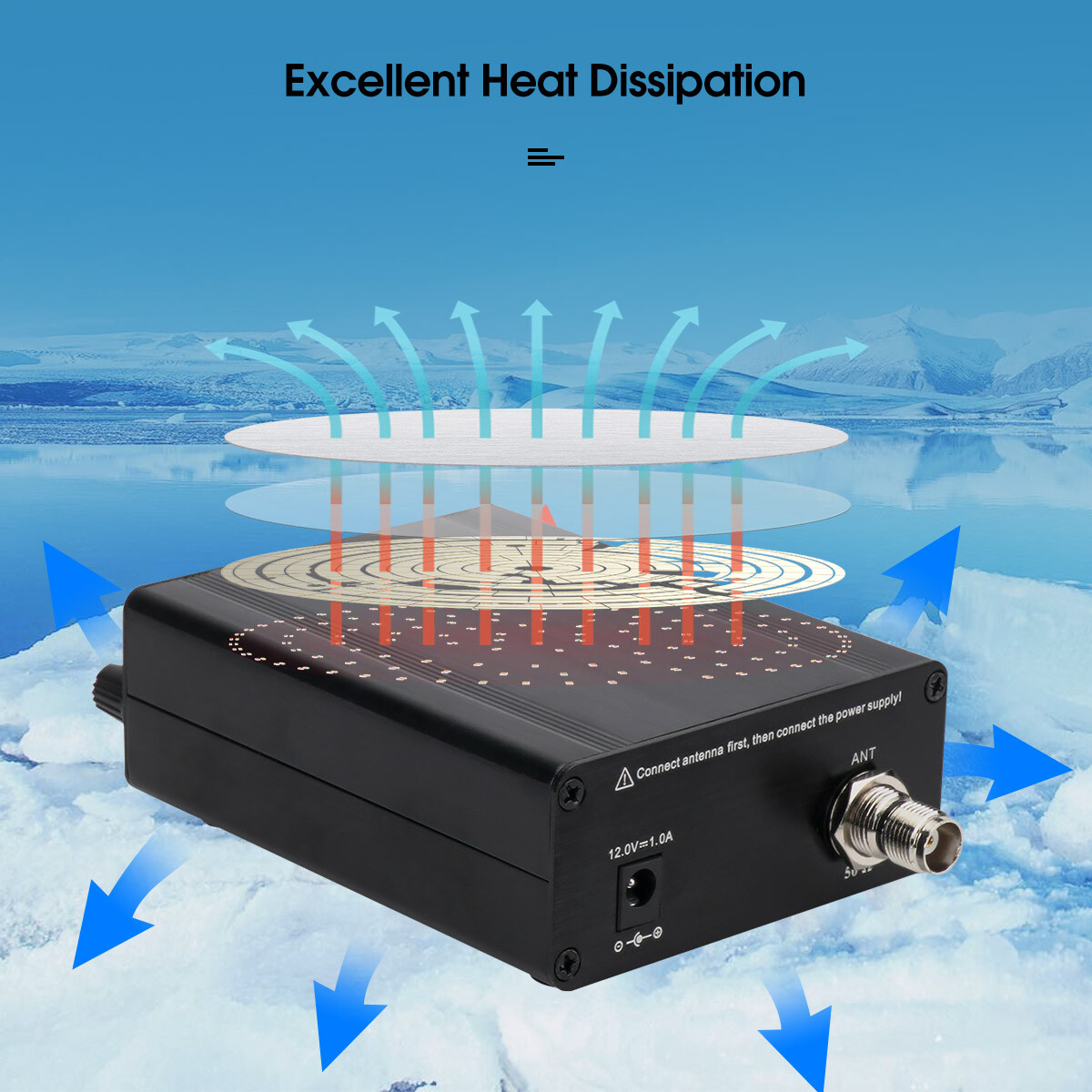 Retekess TR508 FM Transmitter Broadcast Stereo Radio Station Church Drive in Car