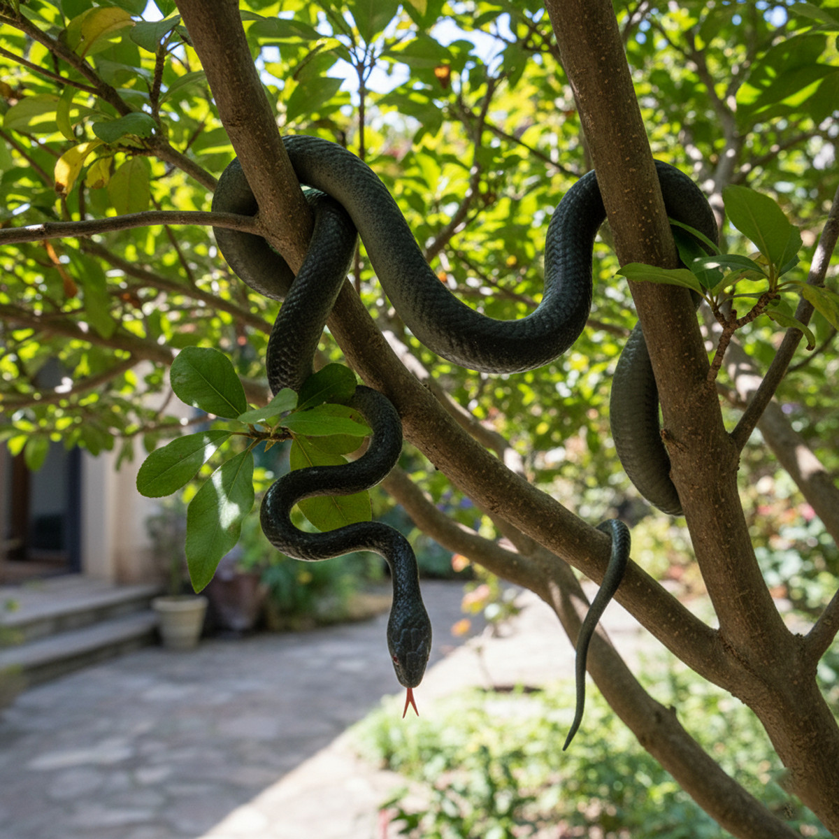 Fake Realistic Snake Lifelike Real Scary Rubber Toy Prank Party Joke For Garden