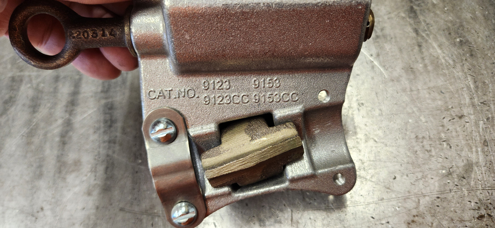 Hastings 9153CC 9153 Serrated 1-1/2" Tower & Flat Face Ground Clamp Eye Handle