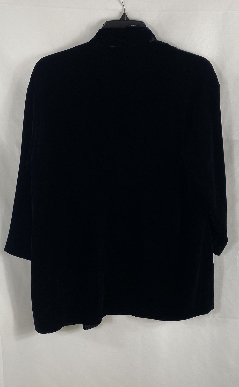 Eileen Fisher Women's NWT Black Velvet Silk Blend Kimono Jacket Size PS
