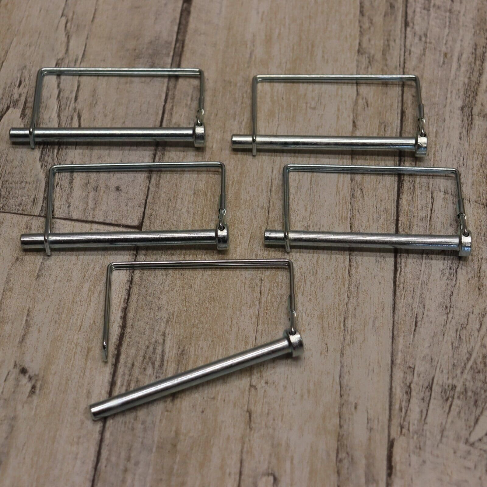 10 PCS Square Pto Pin Shaft Locking Pin 1/4 pin Hitch pin Wire Lock Pin Safet...