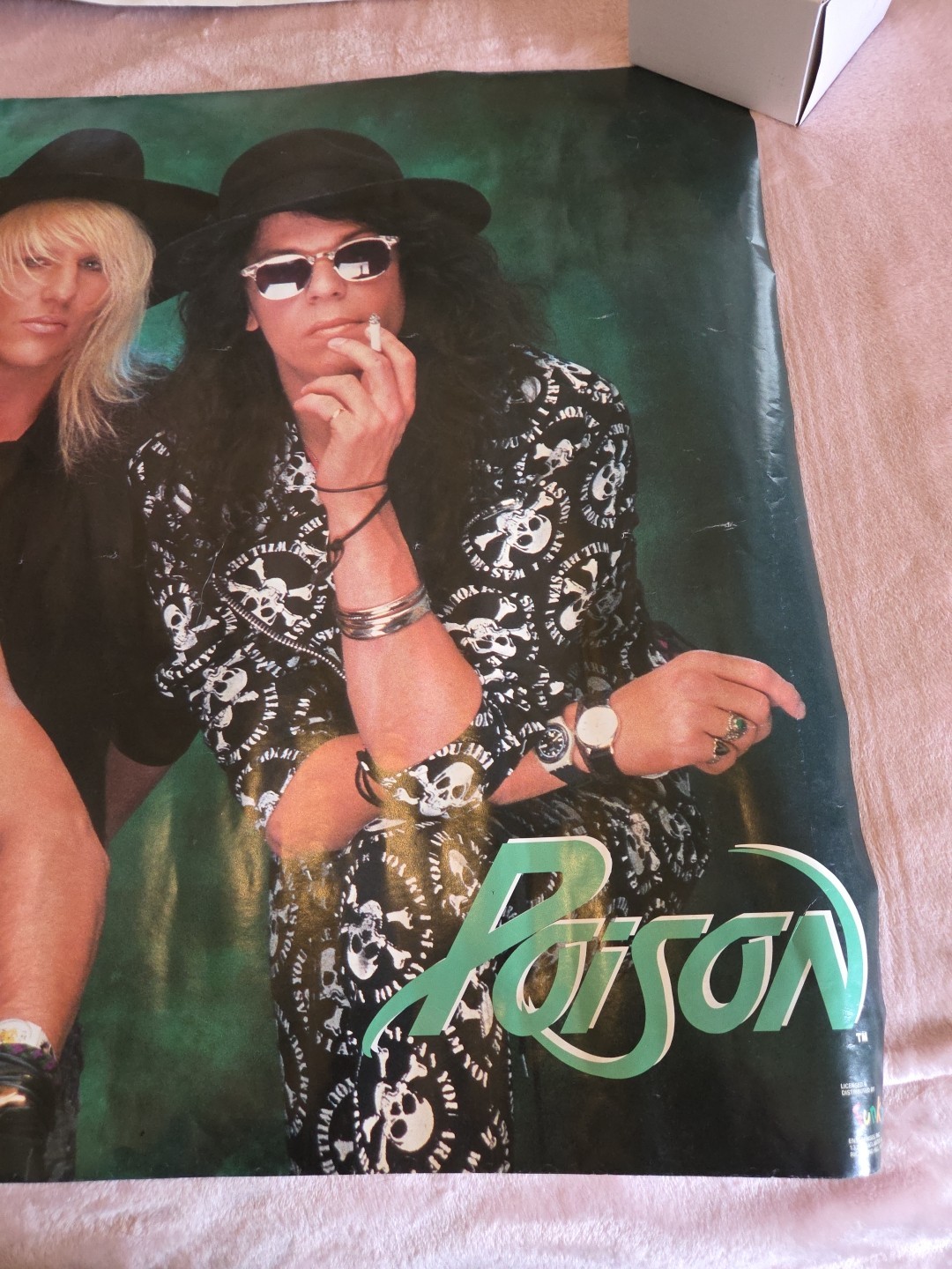 Poison vintage music poster 1988 34 X 22