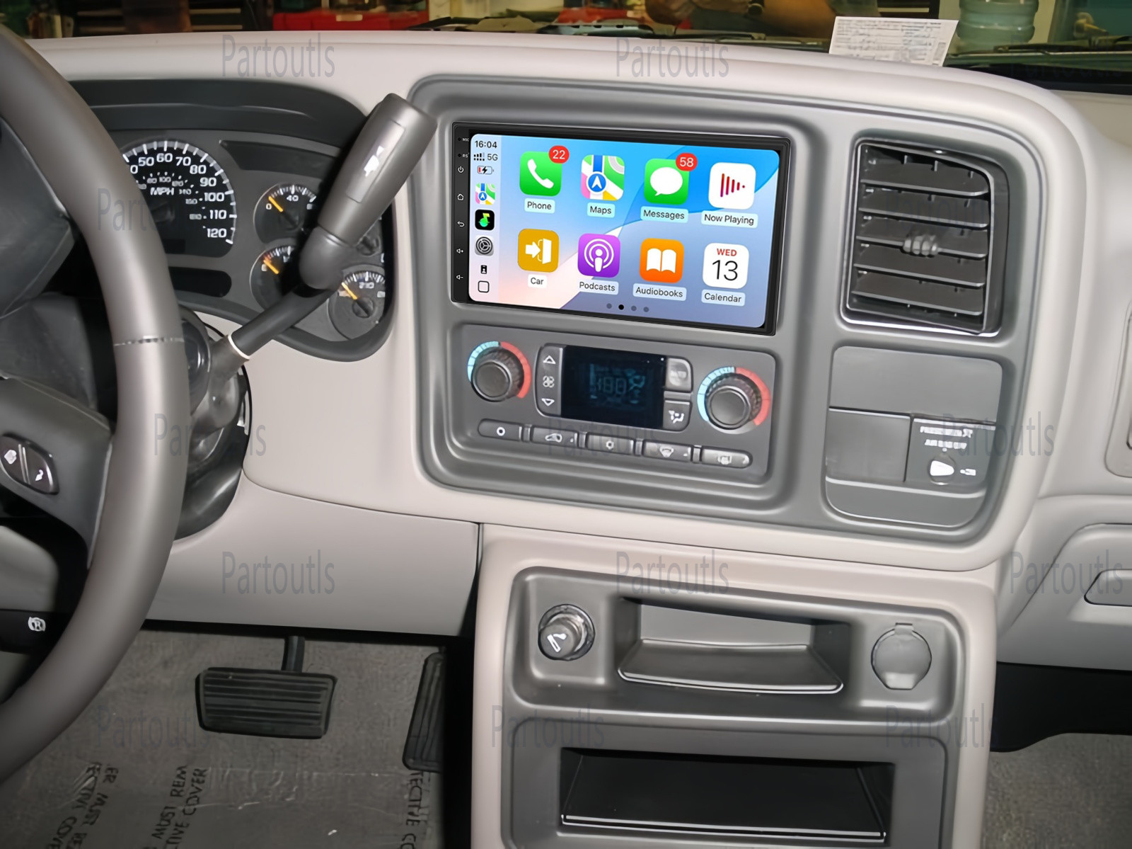 For 2003 2004 2005 2006 Chevy Tahoe Apple Carplay Android 15 Car Stereo Radio