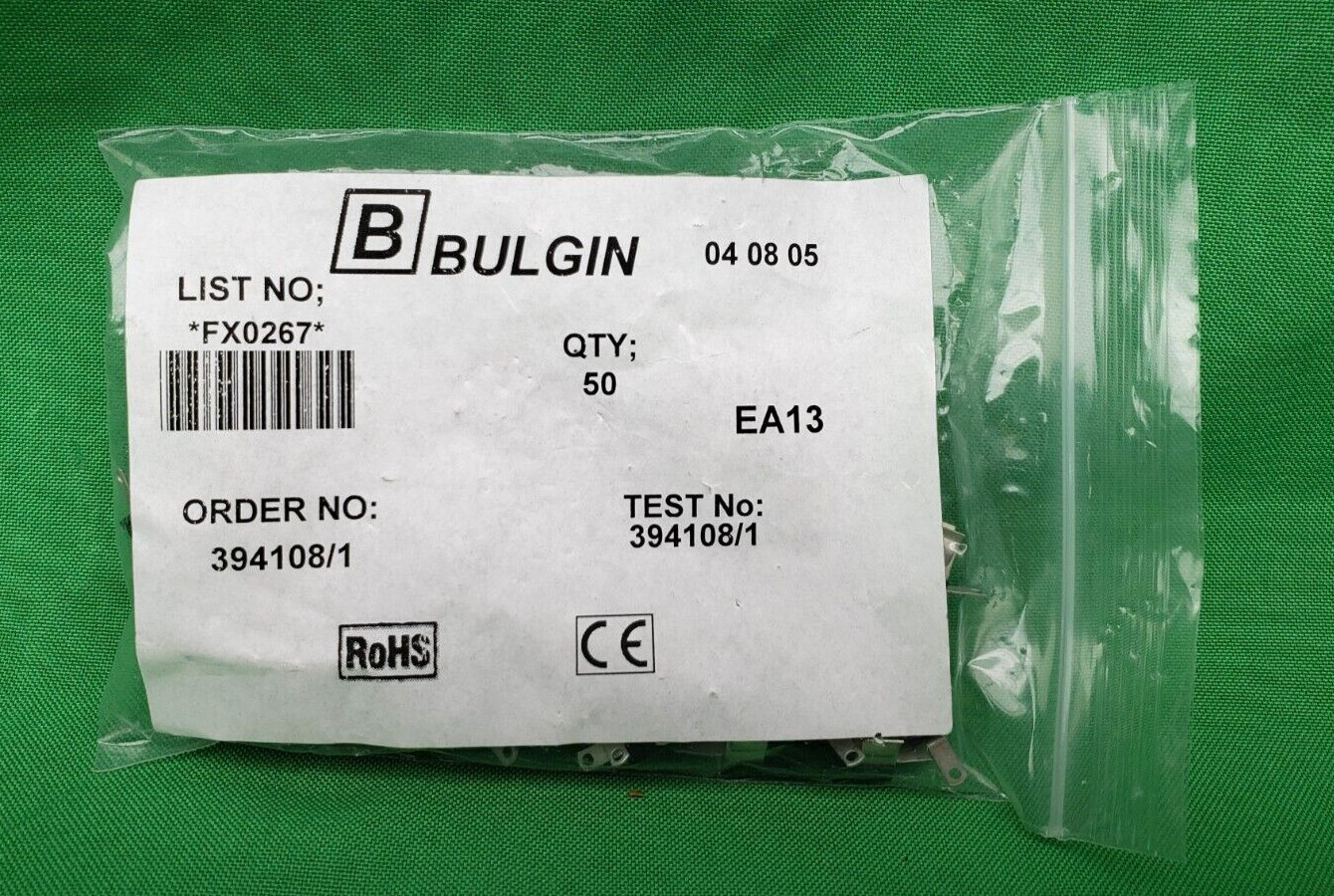 *LOT OF 50* Panel Mount Fuseholder Bulgin/Fuse Holders Thru Hole Solder