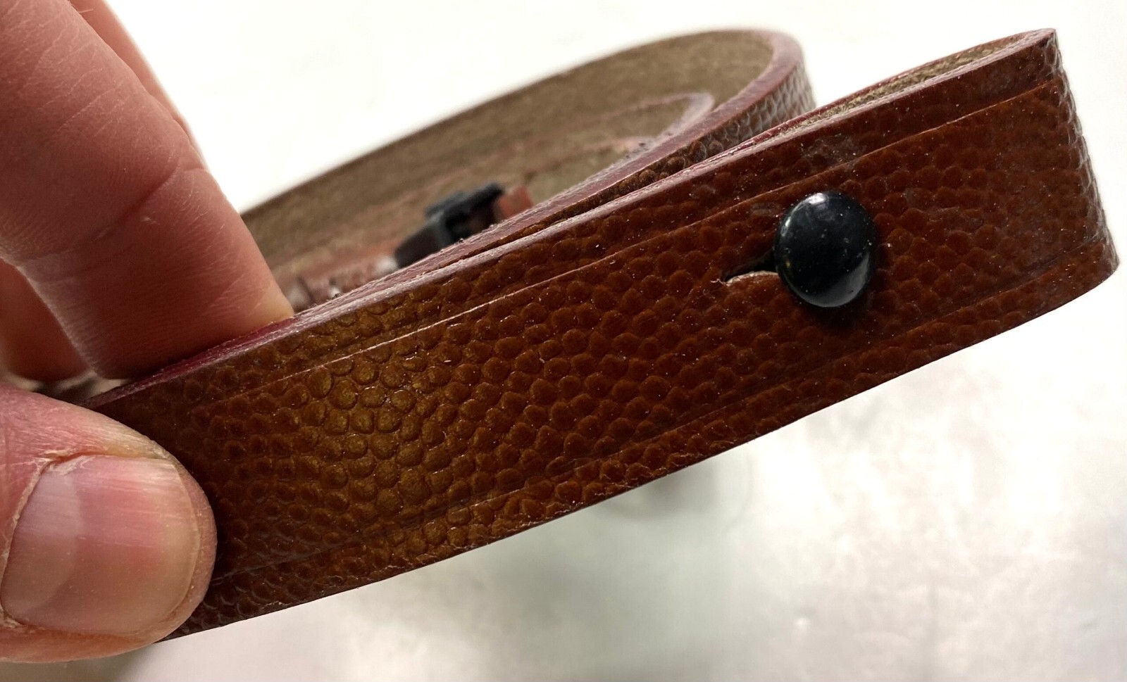 German MP40/MP38 Leather SMG Sling - WWII Reproduction - NEW