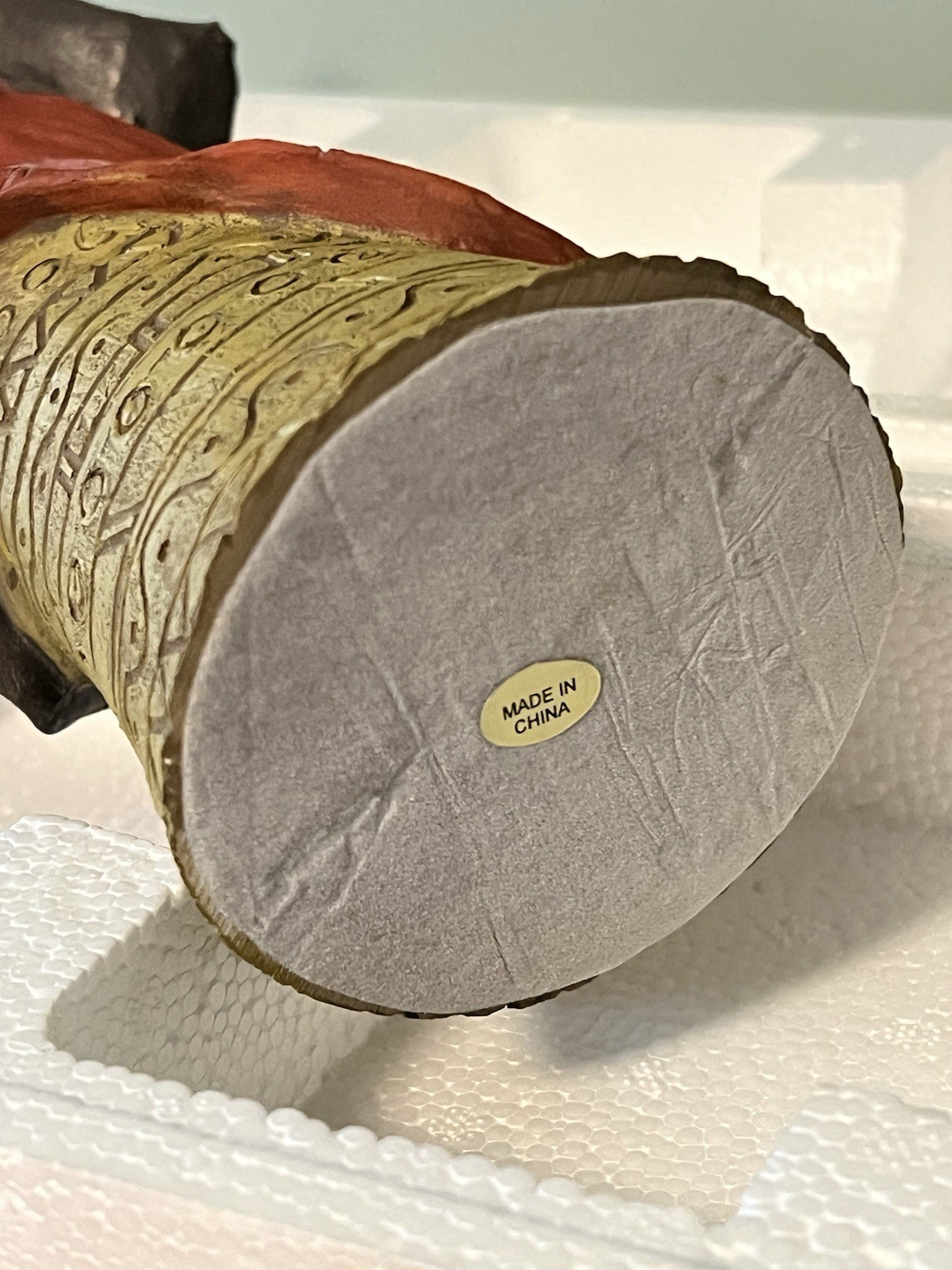 African Maasi Tribe Woman 16” Rare Resin Figure Sculpture Native Decor Statue