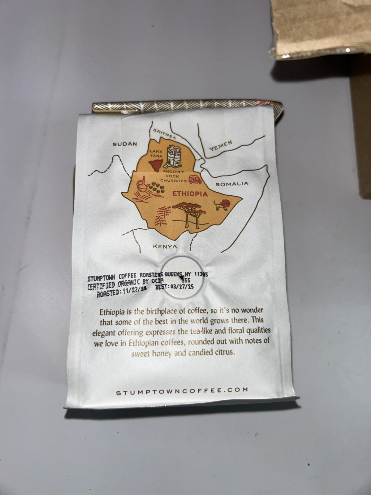 (6) Stumptown Coffee Roasters Ethiopia Whole Bean Coffee 12oz PLEASE REVIEW
