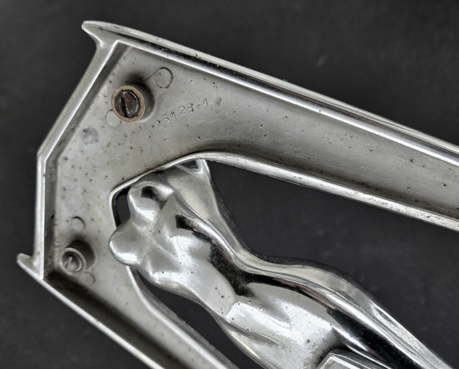 ORIGINAL VINTAGE 1953 54 NASH HOOD ORNAMENT GEORGE PETTY NUDE PIN-UP SIGNED ART