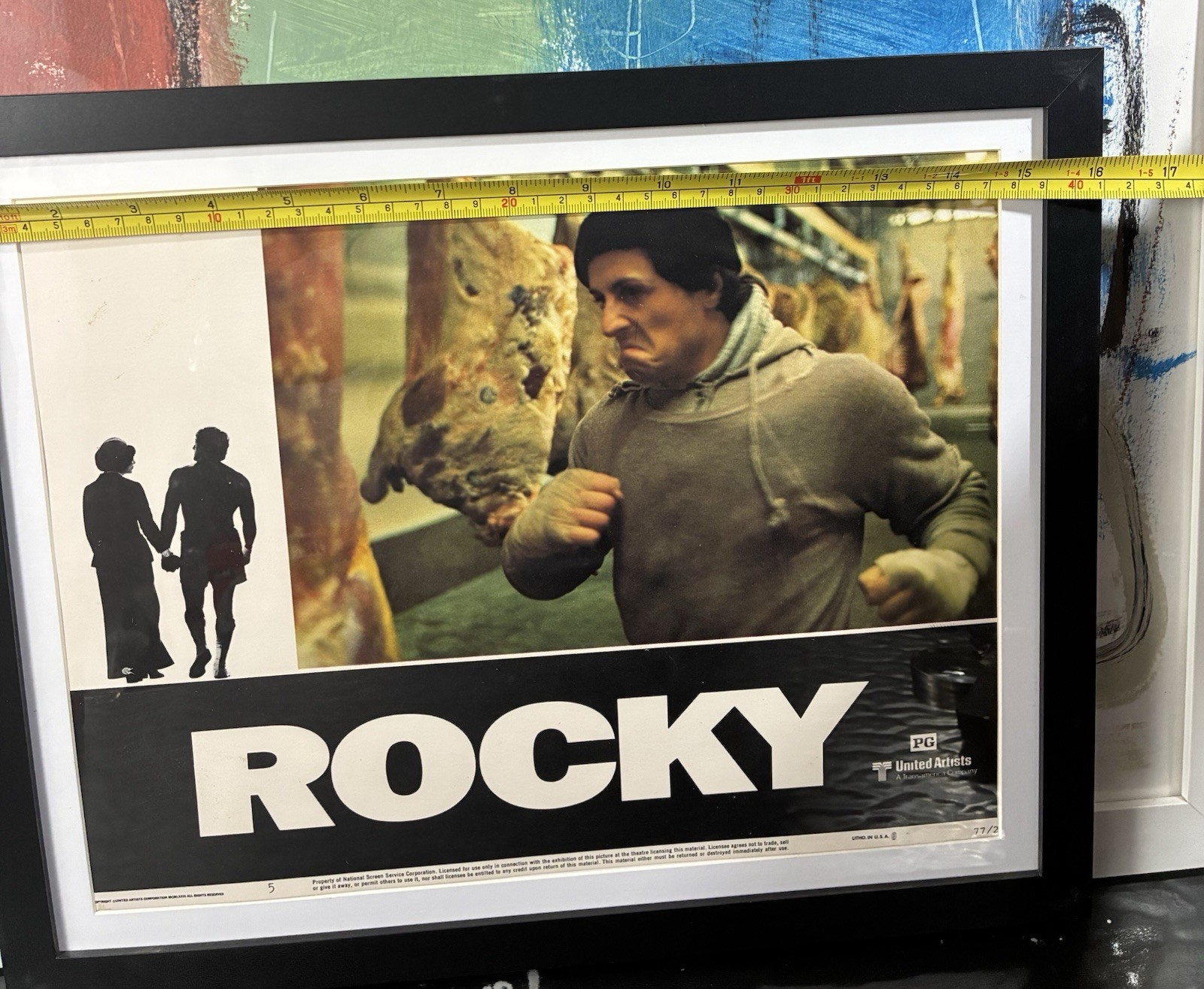 Rocky original 11"x14" lobby card Sylvester Stallone In good Condition #5 of 8