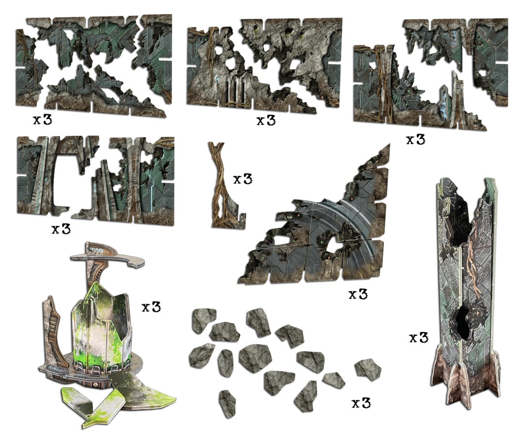Battle Systems Trader Encampment Terrain Set for 28mm Wargames