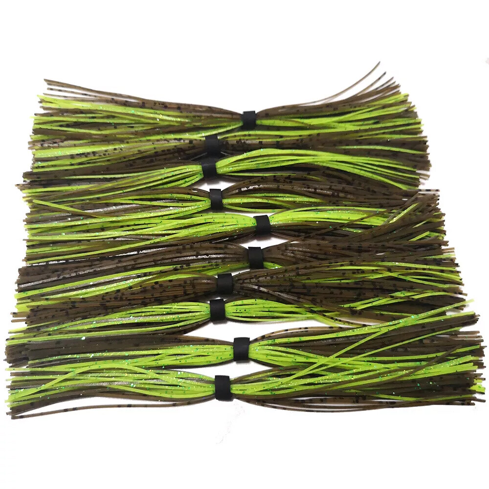 Lot Silicone Skirts Fishing Lure Skirt Replacement For Spinner Jig lures 20/24PC
