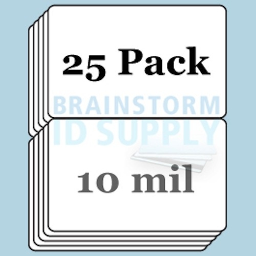 10 mil Credit Card(CR80) Size Butterfly Laminate Pouches for Teslin - 25 pack