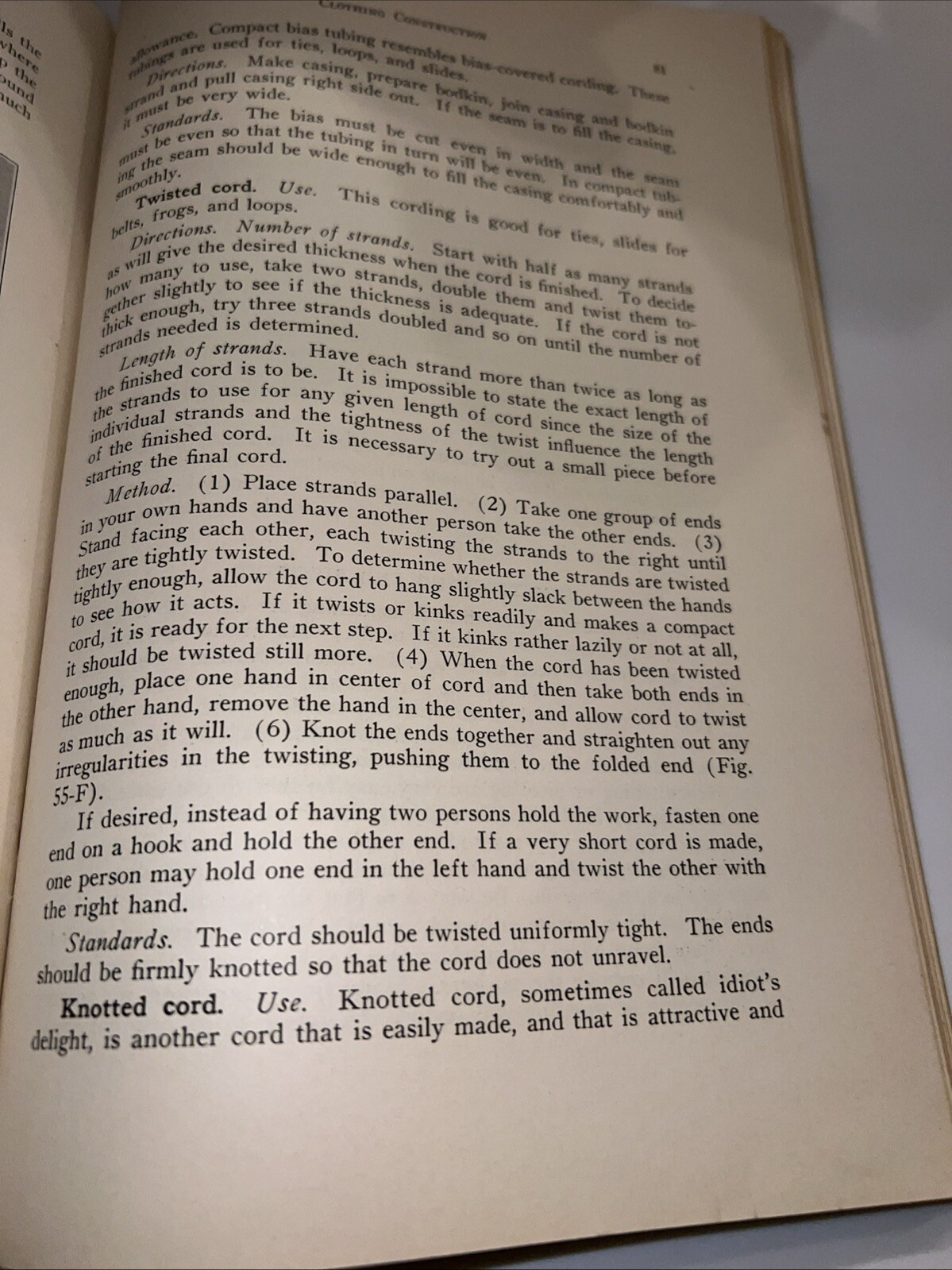 Clothing Construction Mary C. Whitlock 1933 Vintage Sewing Dressmaking Pattern