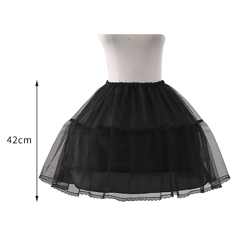 Women White Bridal Petticoat Hoop Skirt Crinoline Slip Wedding Gown Underskirt